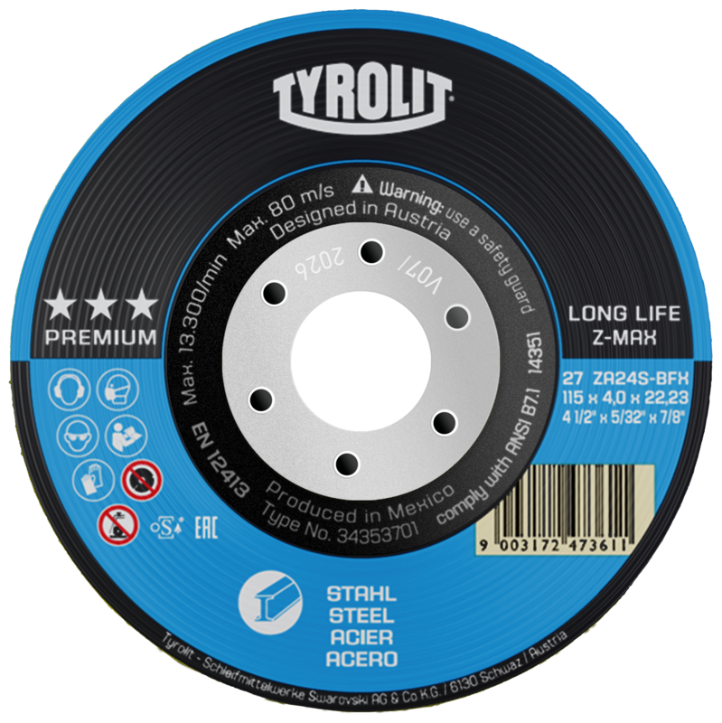 PREMIUM LONGLIFE Z-MAX-afbraamschijven